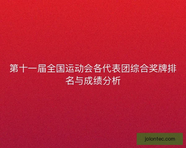 第十一届全国运动会各代表团综合奖牌排名与成绩分析